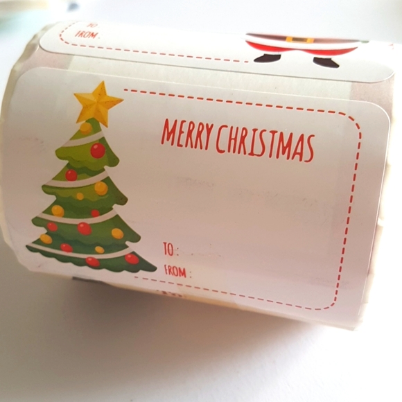 🎅🏼2/28$ NEW 250 pcs Christmas Stickers Labels - Picture 5 of 7